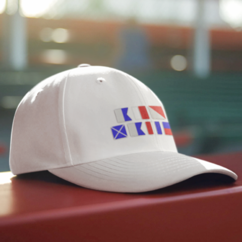 Custom Embroidered Nautical Hats Up to 12 Characters (Max of 2 Rows, 6 Characters Each Row)