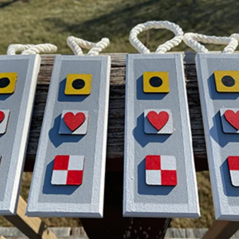 Custom Rope Doorknob Hanger Up to 9 Characters. Price range $60-$100