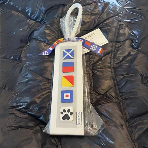 Custom Rope Doorknob Hanger Up to 9 Characters. Price range $60-$100