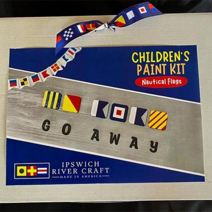 Kids Nautical Flag Paint Set