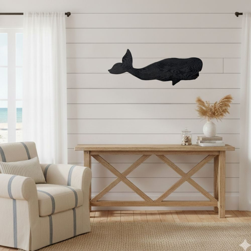 The Moby Whale - Black Textured Finish