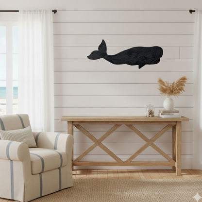 The Moby Whale - Black Textured Finish