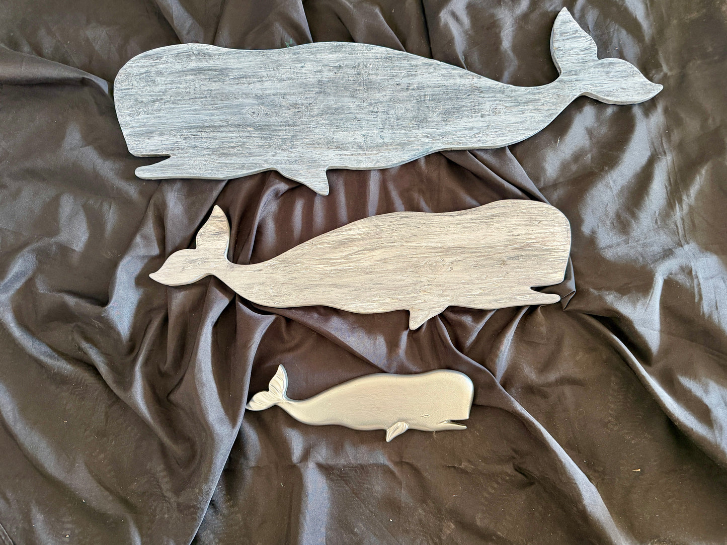The Moby Whale - Black Textured Finish or Driftwood Finish
