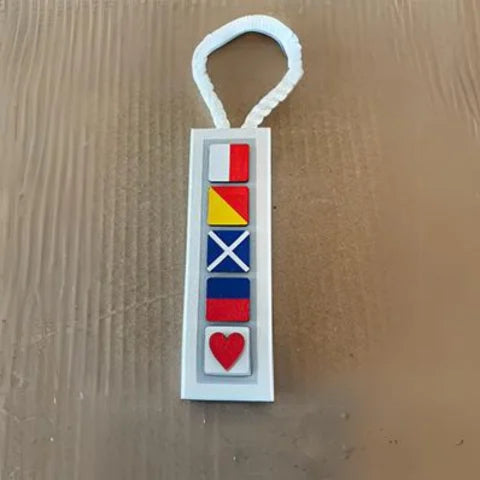 Custom Rope Doorknob Hanger Up to 9 Characters